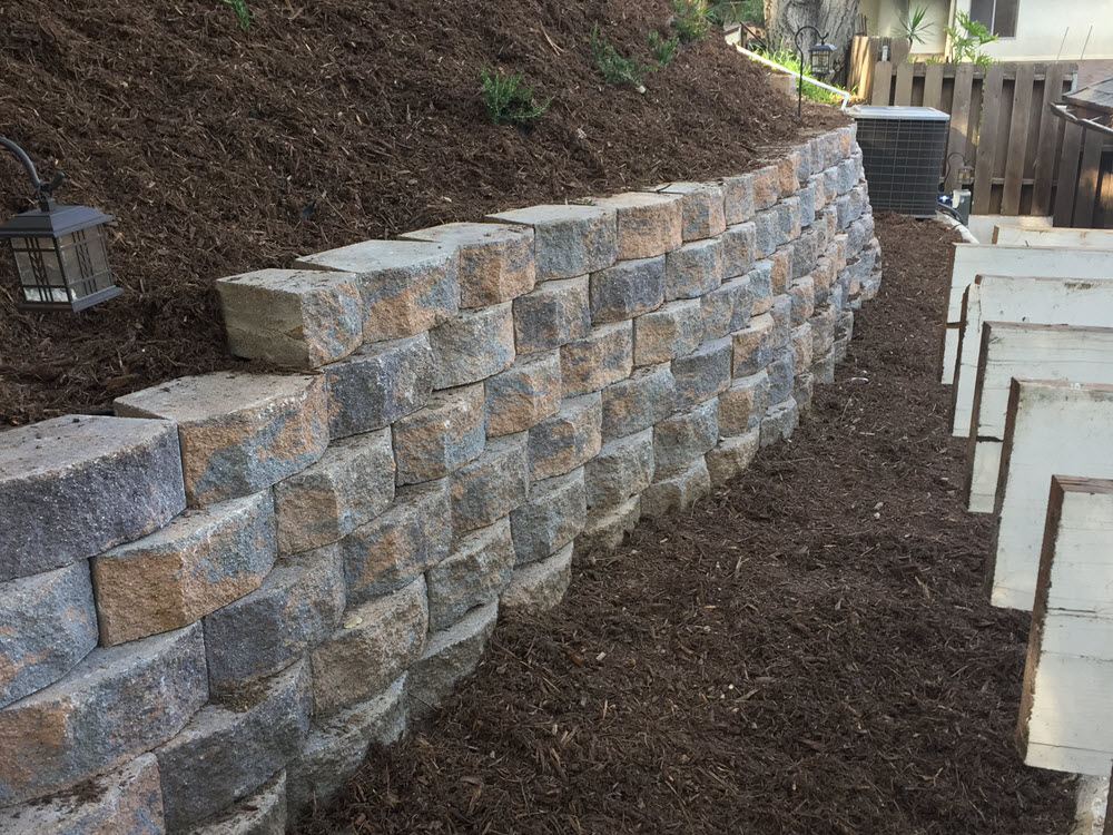 Ed's Landscaping Retaining Wall project in Pasadena